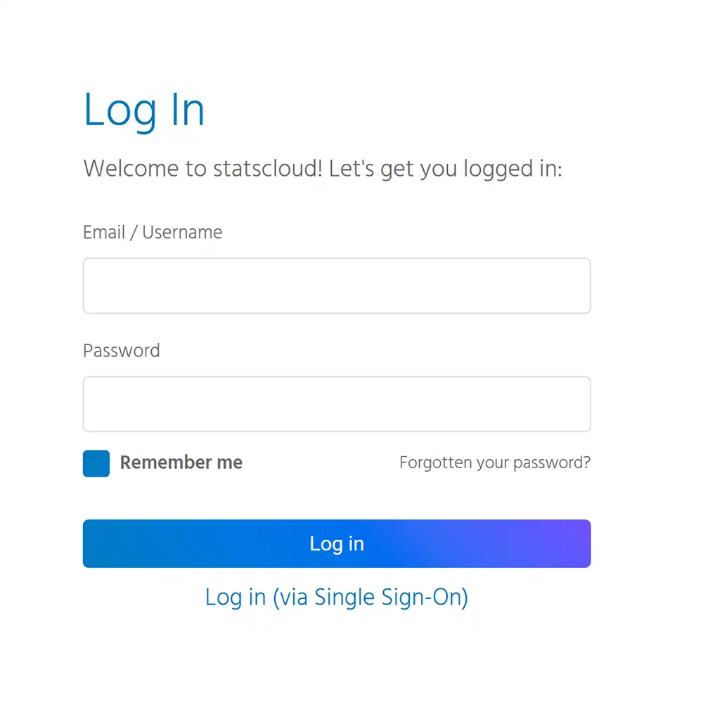 The field to enter the SSO URL on the admin settings page